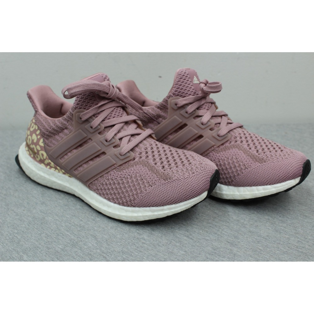 Adidas Ultraboost 5.0 DNA Womens 6.5 Pink GV8724 Leopard Print Running Shoes